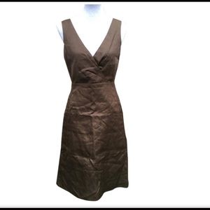 J.Crew Brown A-Line Sleeveless Dress Size 4